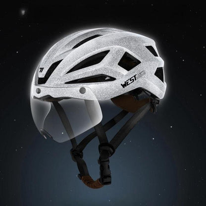 WEST BIKING Casco Ciclismo Unisex Visor Magnético Ligero