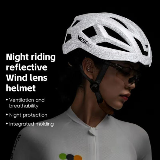 WEST BIKING Casco Ciclismo Unisex Visor Magnético Ligero