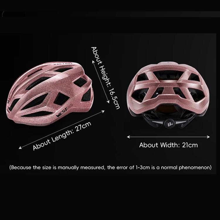 WEST BIKING Casco Ciclismo Unisex Visor Magnético Ligero