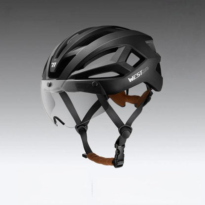 West Biking Casco Ligero Con Visor Magnético Para Bicicleta