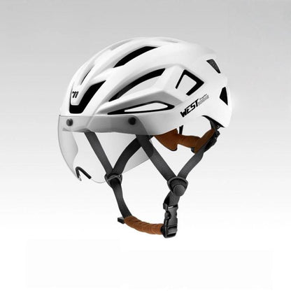 West Biking Casco Ligero Con Visor Magnético Para Bicicleta