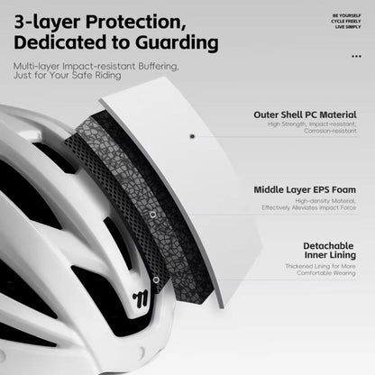 West Biking Casco Ligero Con Visor Magnético Para Bicicleta