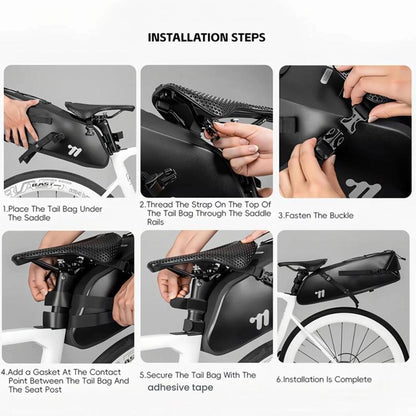 WEST BIKING YP0707403 Bolsa Trasera Impermeable Para Bicicleta
