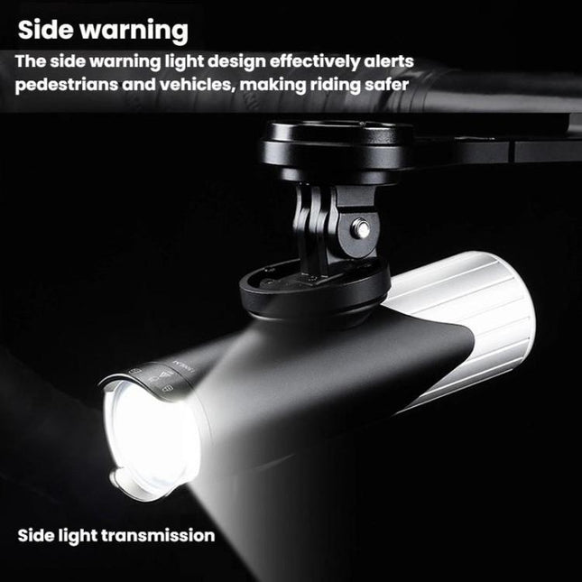 WEST BIKING Luz Bicicleta Giratoria Alto Brillo Rápida BikeLight 1200-1500lm