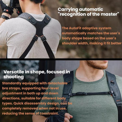 PGYTECH Dual Camera Quick Release Strap Correa de Cámara