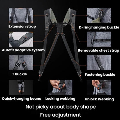PGYTECH Dual Camera Quick Release Strap Correa de Cámara