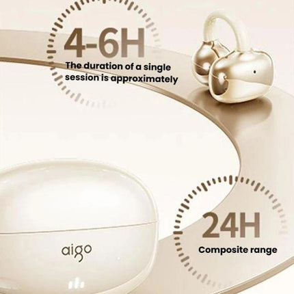 aigo CJ195 Auriculares Bluetooth Conducción Ósea Clip Deportivos