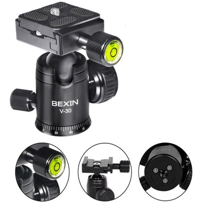 BEXIN Cabeza de Bola 30mm Trípode 360 Grados Fotografía