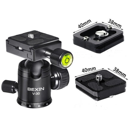 BEXIN Cabeza de Bola 30mm Trípode 360 Grados Fotografía