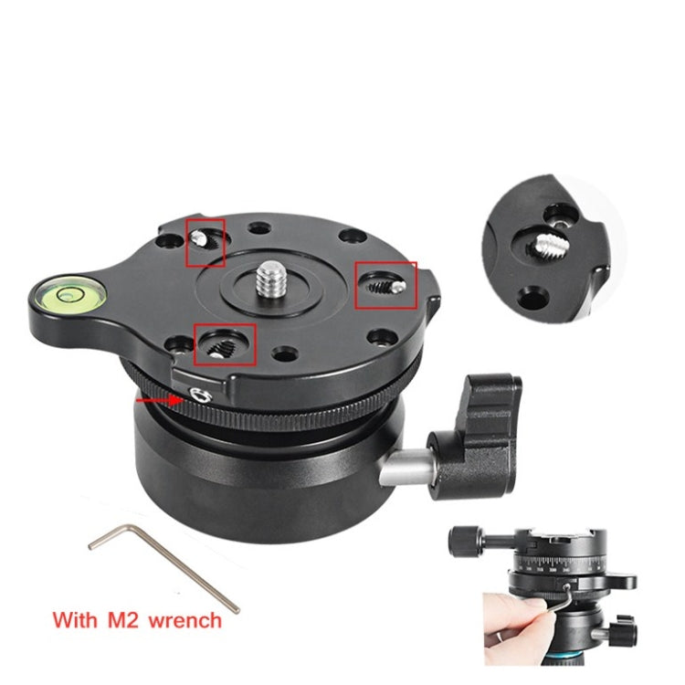Benxin DY-60N Base Ajuste Horizontal Cámara 15 Grados