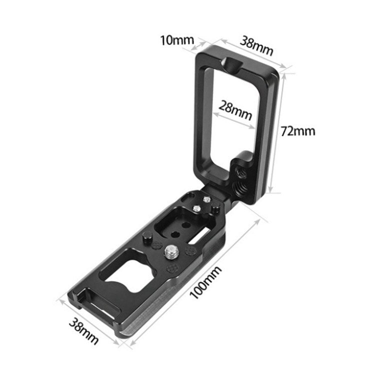 BEXIN Push Pull L Plate Nikon Z7 Z6 Soporte LiberaciónRápida