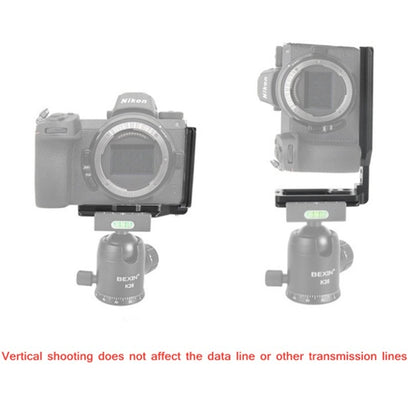 BEXIN Push Pull L Plate Nikon Z7 Z6 Soporte LiberaciónRápida