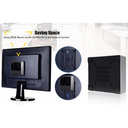 Hystou M3 Mini PC 32GB+1TB Windows Linux Core I7 Rápido by HYSTOU
