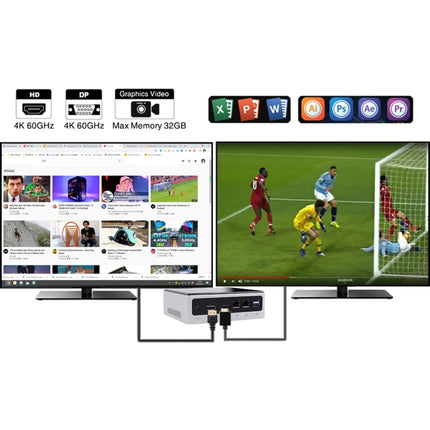 Hystou M3 Mini PC 32GB+1TB Windows Linux Core I7 Rápido by HYSTOU