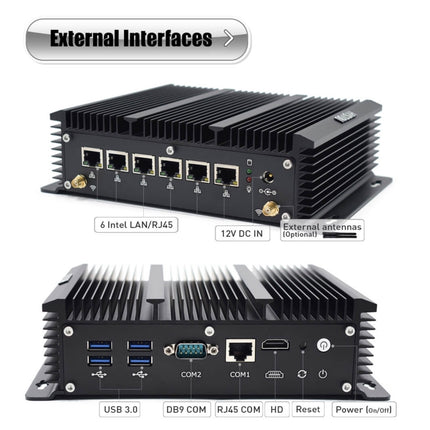 HYSTOU P09-6L Mini PC 4GB+128GB Intel Celeron 3865U by HYSTOU