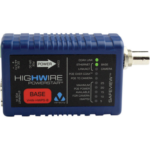 Veracity HIGHWIRE Powerstar Kit Base y Cámara Unidad PoE 25W