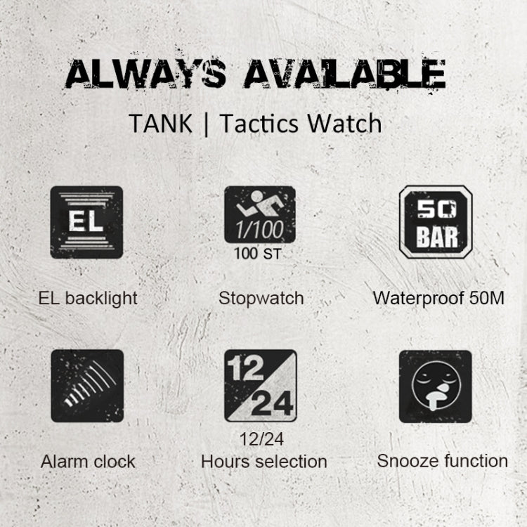TANK North Edge Reloj Inteligente Deportivo Impermeable
