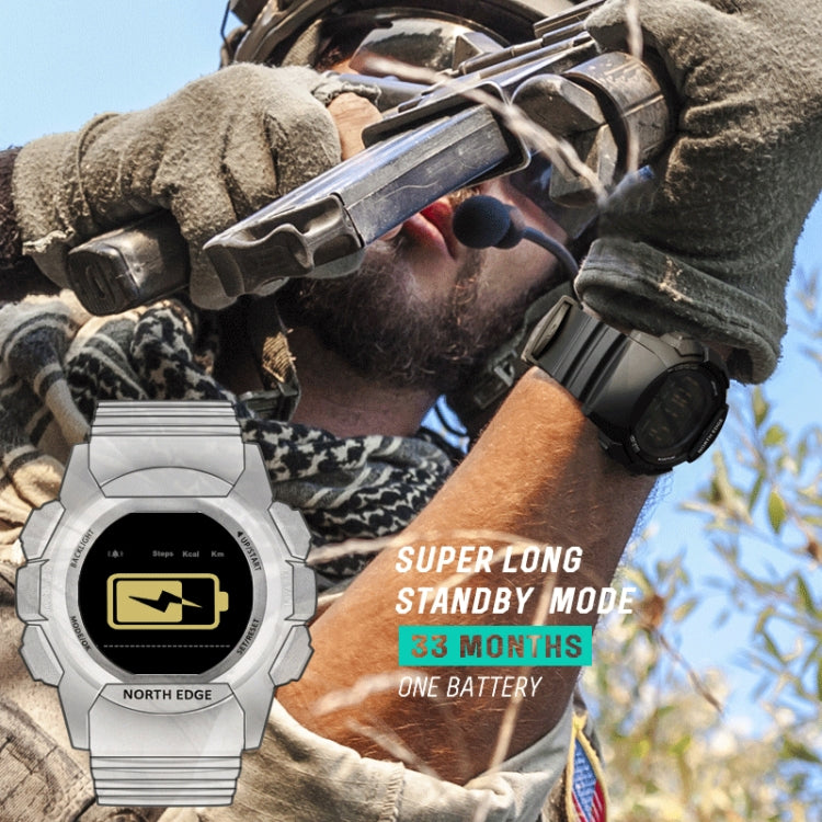 North Edge AK Reloj Inteligente Impermeable 100m Bluetooth