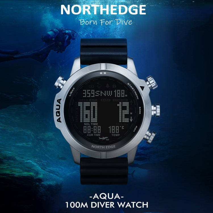 North Edge Aqua Reloj Inteligente Deportivo 100m Buceo Resistente