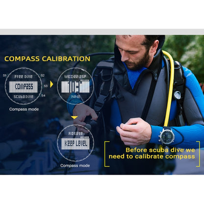 North Edge Aqua Reloj Inteligente Deportivo 100m Buceo Resistente