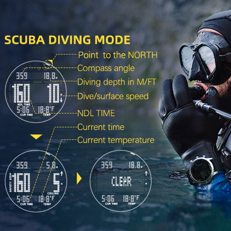 North Edge Aqua Reloj Inteligente Deportivo 100m Buceo Resistente