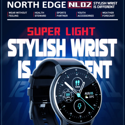 NORTH EDGE NL02 Fashion Bluetooth Sport Smart Watch, admite múltiples modos deportivos, monitoreo del sueño, monitoreo del ritmo cardíaco, monitoreo de la presión arterial