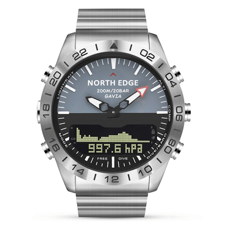 North Edge GAVIA Reloj Inteligente Deportivo 100 m Resistencia Buceo