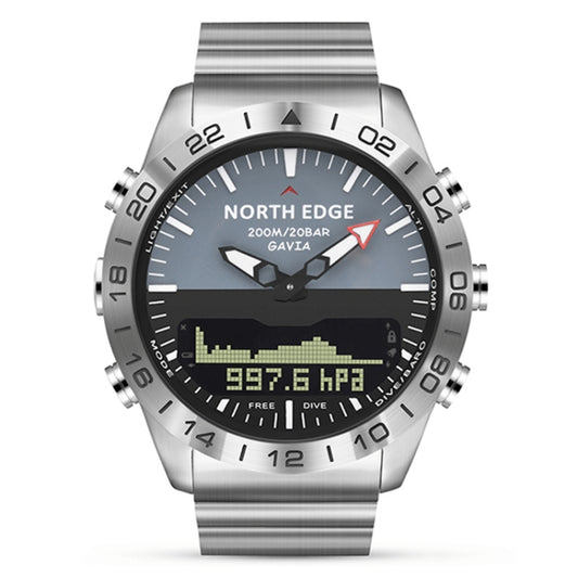 North Edge GAVIA Reloj Inteligente Deportivo 100 m Resistencia Buceo