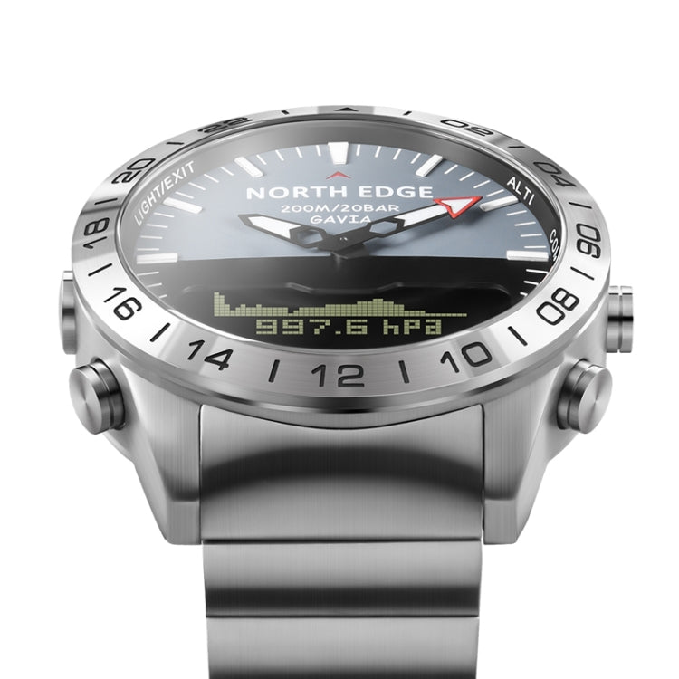 North Edge GAVIA Reloj Inteligente Deportivo 100 m Resistencia Buceo