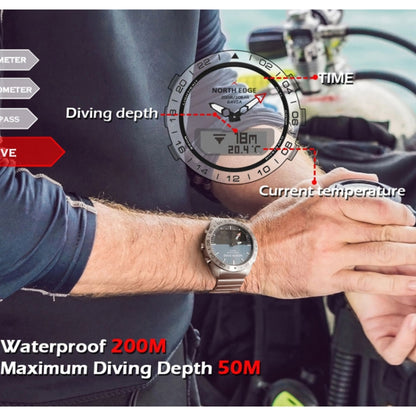 North Edge GAVIA Reloj Inteligente Deportivo 100 m Resistencia Buceo