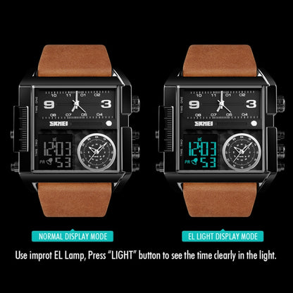 Skmei 1391 Reloj Digital de Negocios Impermeable 30 m