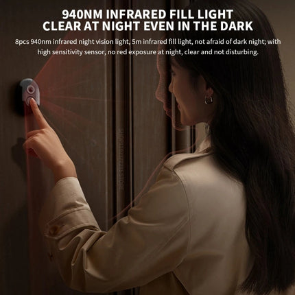 Xiaomi Smart Cat Eye 2 HDR Timbre 5 Pulgadas 3 MP Visión Nocturna
