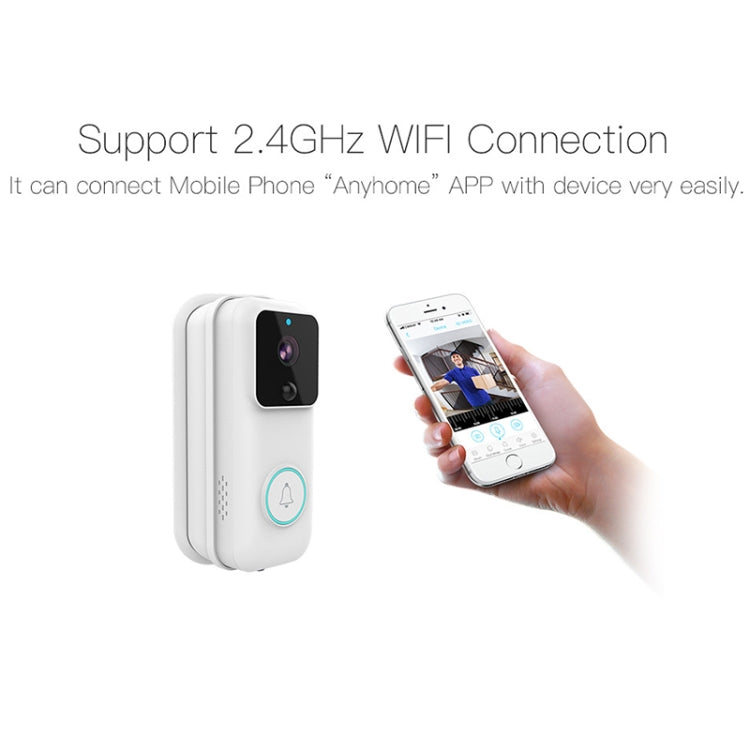 Anytek B60 Video Timbre 720P WiFi 2.4G PIR Minimalista