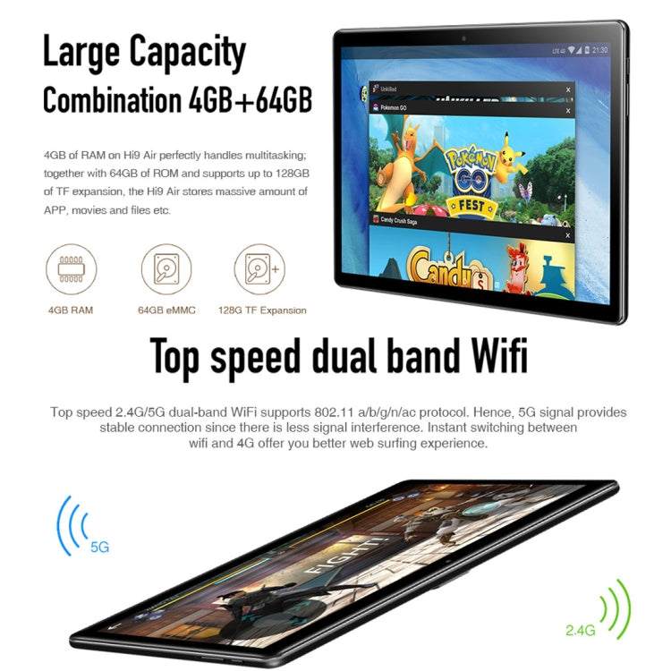CHUWI Hi9 Air Tablet PC 10.1 Pulgadas 4GB+64GB 4G