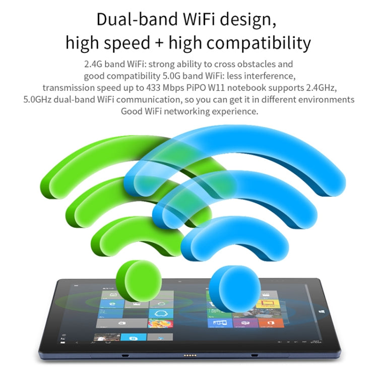 PiPO W11 2 en 1 Tablet PC, 11.6 Pulgadas, 8GB+128GB, Bluetooth 5.1