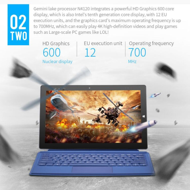 PiPO W11 2 en 1 Tablet PC, 11.6 Pulgadas, 8GB+128GB, Bluetooth 5.1