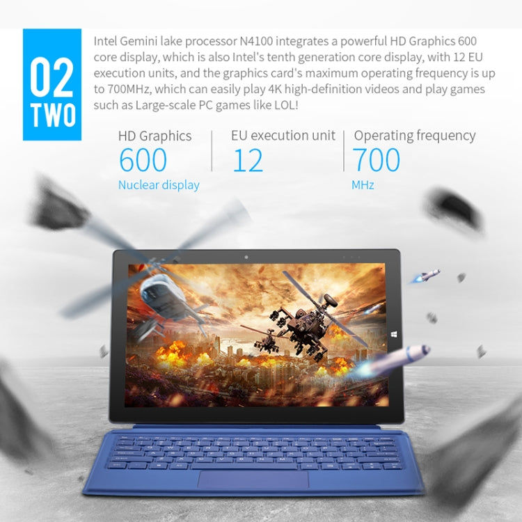 PiPO W11 Tablet PC 2 en 1, 11.6 Pulgadas, 8GB+128GB, WiFi 5G