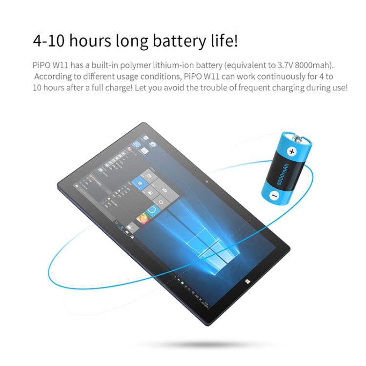 PiPO W11 2 en 1 Tablet PC, 11.6 Pulgadas, 8GB+128GB SSD, Bluetooth 5.1