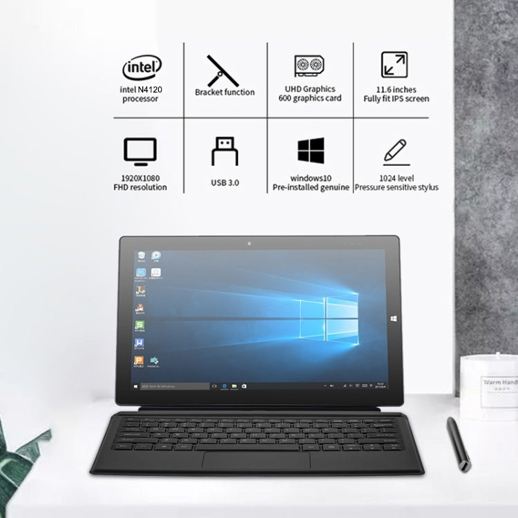 PiPO W11 2 en 1 Tablet PC, 11.6 Pulgadas, 8GB+128GB SSD, Bluetooth 5.1