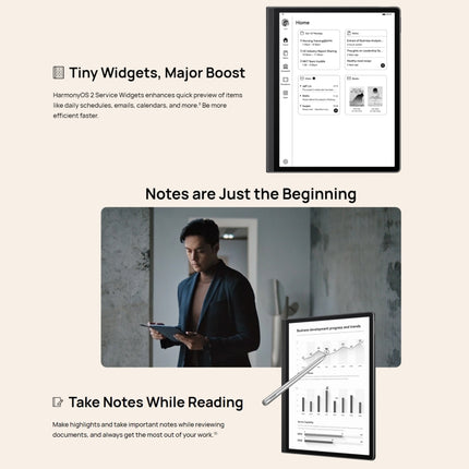 Huawei Kirin 820E Tablet HarmonyOS 2 6GB+128GB E Ink 10.3In
