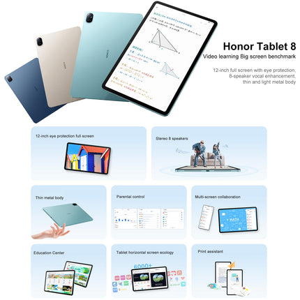 Honor Pad 8 HEY-W09 WiFi 12 pulgadas 6GB 128GB pantalla 2000x1200