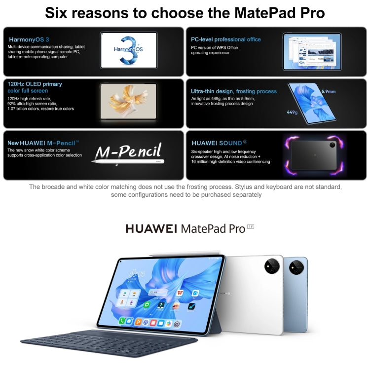 HUAWEI MatePad Pro 11 2022 4G 8GB+256GB Pantalla OLED