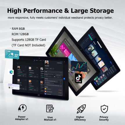 LZ1003 Tablet PC 10.1 Pulgadas 8GB RAM 128GB SSD Windows 11 Intel Celeron N4000