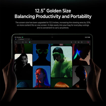 Xiaomi Pad 9 Pro Tablet 12.5 Pulgadas 8GB RAM 128GB Almacenamiento 11000mAh Batería Negra