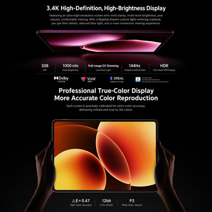 Xiaomi Pad 9 Pro Max Tablet PC 13.3 pulgadas 16GB RAM 256GB ROM HyperOS 4.0