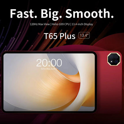 Teclast T65 Plus Tablet PC 13.4 Pulgadas 8GB RAM 256GB Almacenamiento Android 15 4G LTE Dual SIM