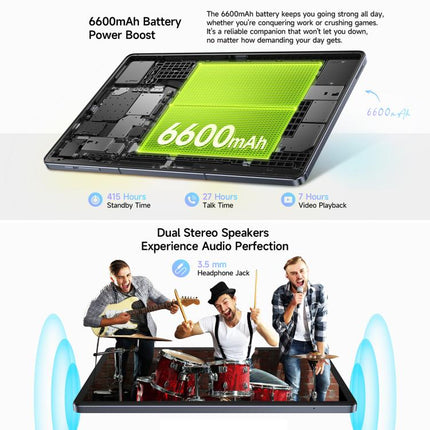 Ulefone Tab A10 Pro Tableta 6GB+128GB 10.1in EU Plug by Ulefone