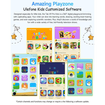 Ulefone Tab A10 Pro Tablet 6GB+128GB 8.68in Android 15 4G Modo Infantil