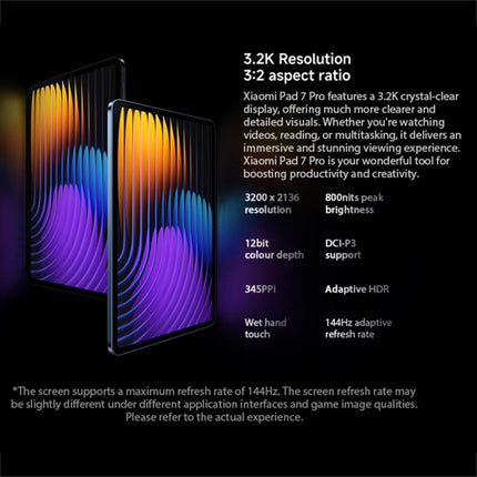 Xiaomi Pad 7 Pro Global Tableta 12GB+512GB Edicion Global