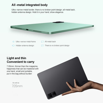 Xiaomi Redmi Pad 10.6" 4GB 128GB MediaTek Helio G99 8000mAh